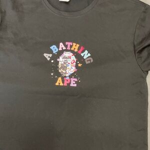 A Bathing Ape Black Graphic Tee
